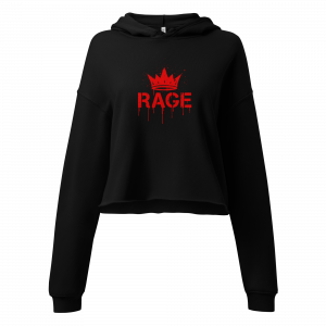 RAGE Red Crown Crop-Hoodie