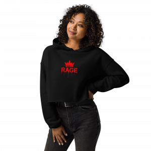 RAGE Red Crown Crop-Hoodie