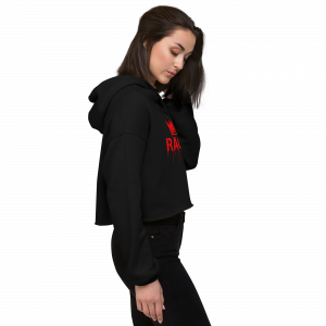 RAGE Red Crown Crop-Hoodie